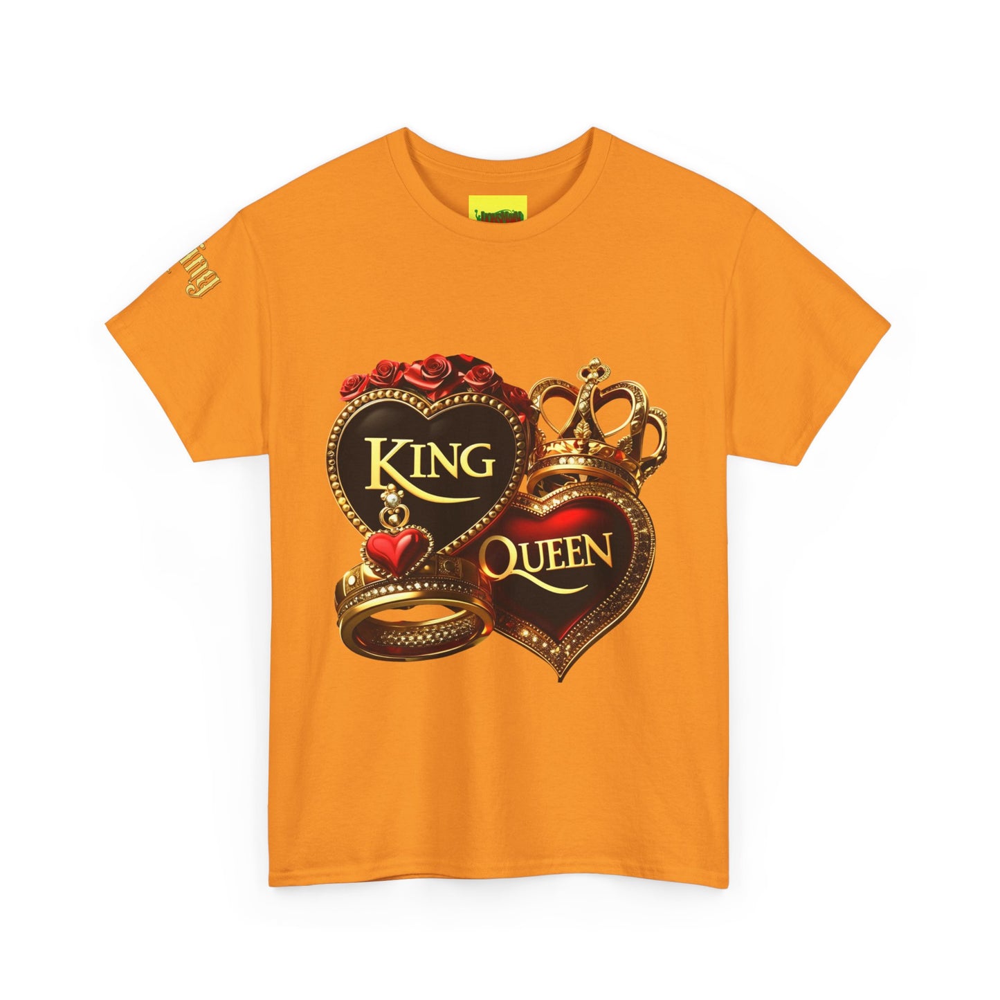 Lion's Main Apparel Royalty is King-Themed Unisex Heavy Cotton Tee