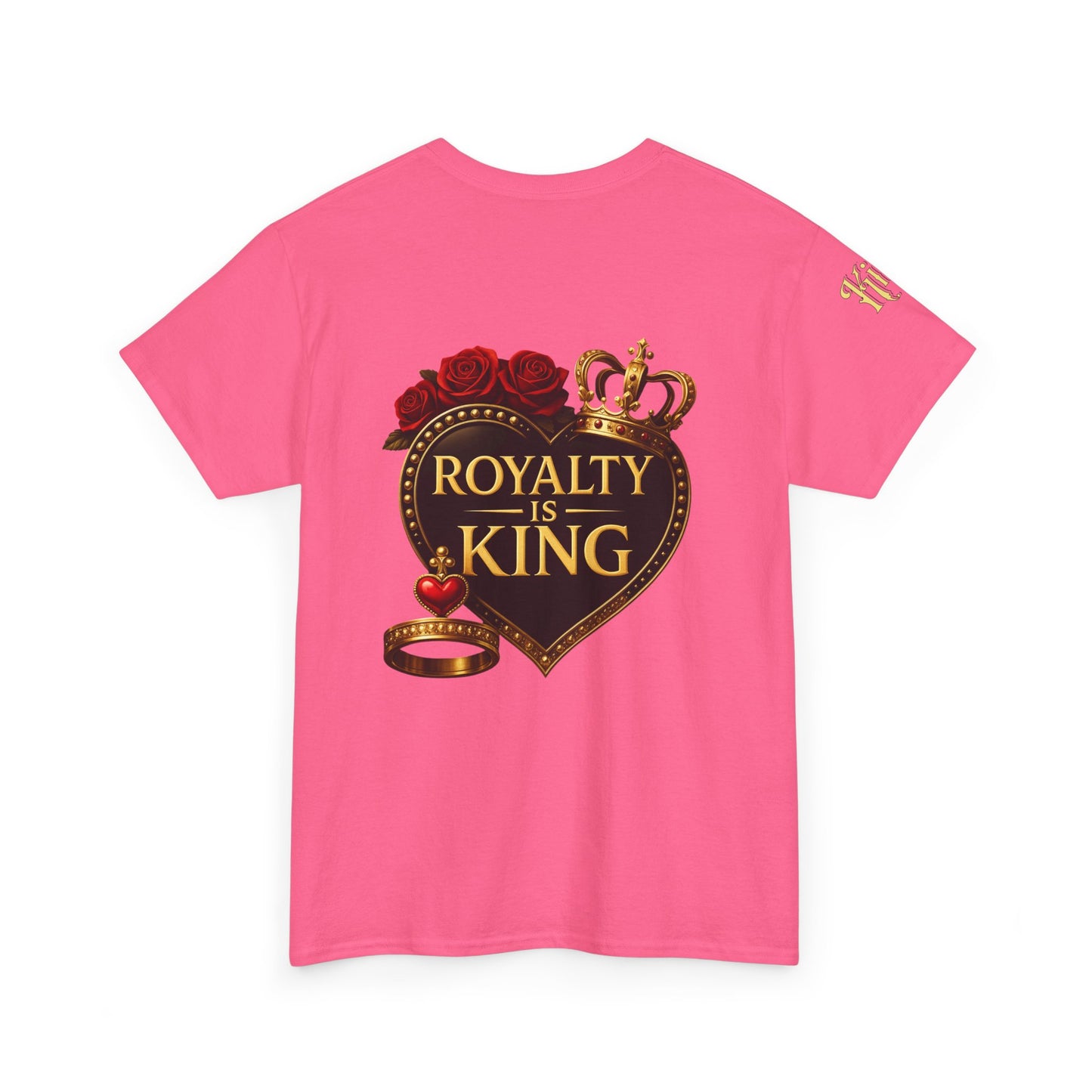Lion's Main Apparel Royalty is King-Themed Unisex Heavy Cotton Tee