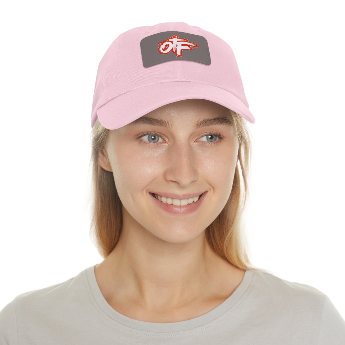 Stylish Lion's Main Apparel Dad Hat with Leather Patch
