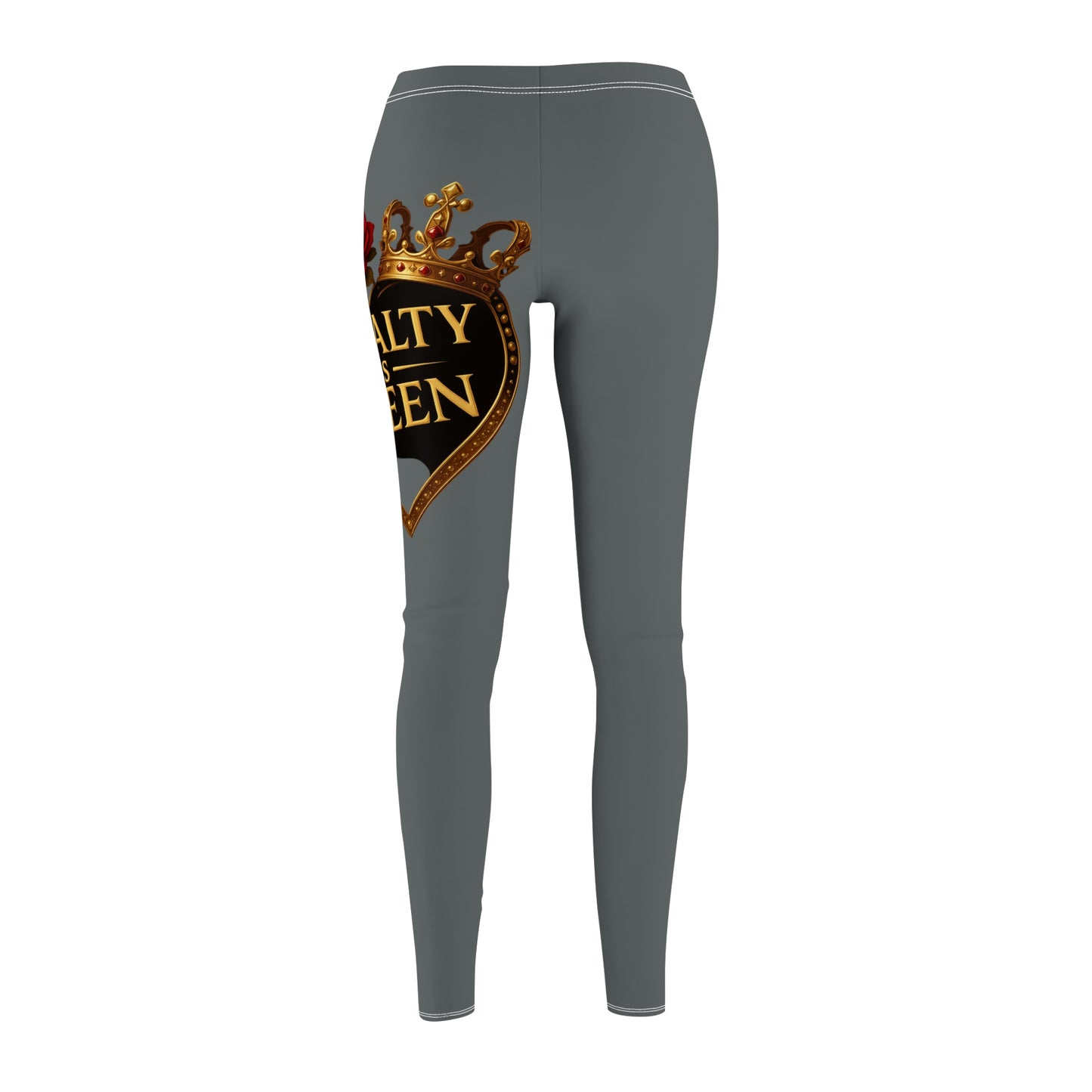 Lion's Main Apparel Royalty is Queen Women's Cut & Sew Casual Leggings