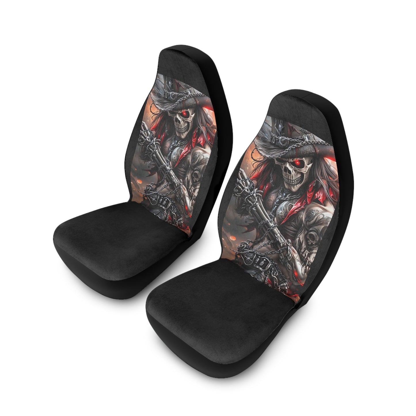 Lion's Main Apparel Skull Pirate Car Seat Covers