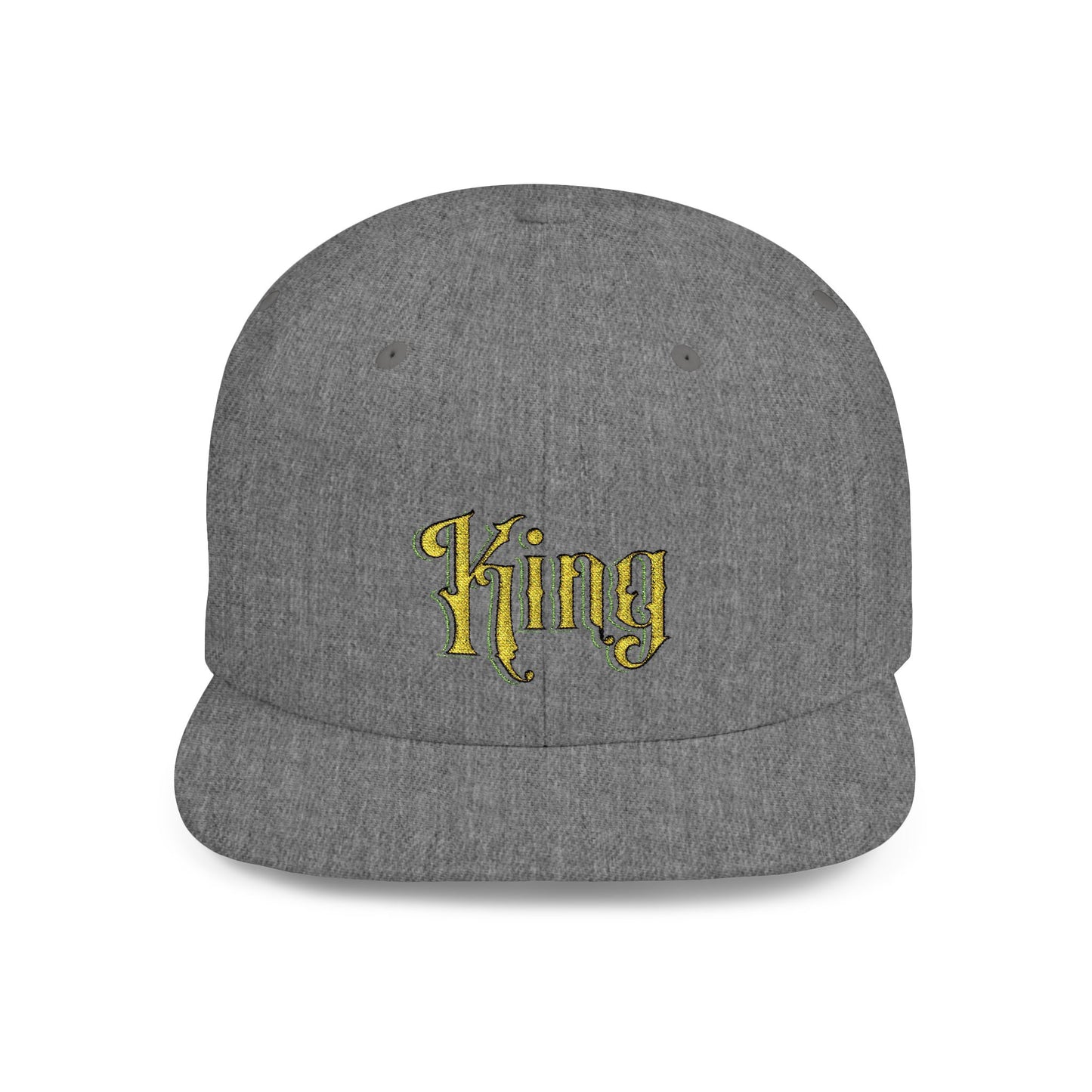 Lion's Main Apparel Royalty King Flat Bill Snapback Hat
