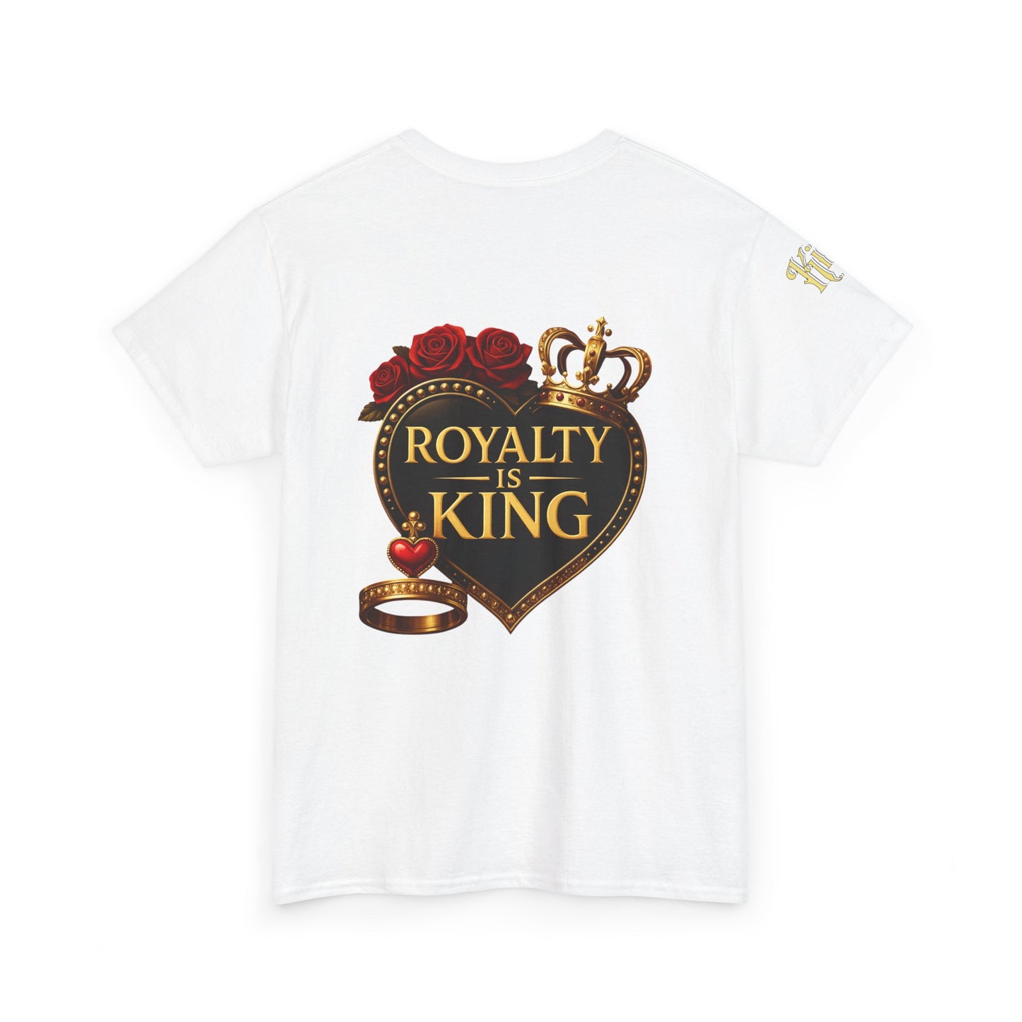 Lion's Main Apparel Royalty is King-Themed Unisex Heavy Cotton Tee