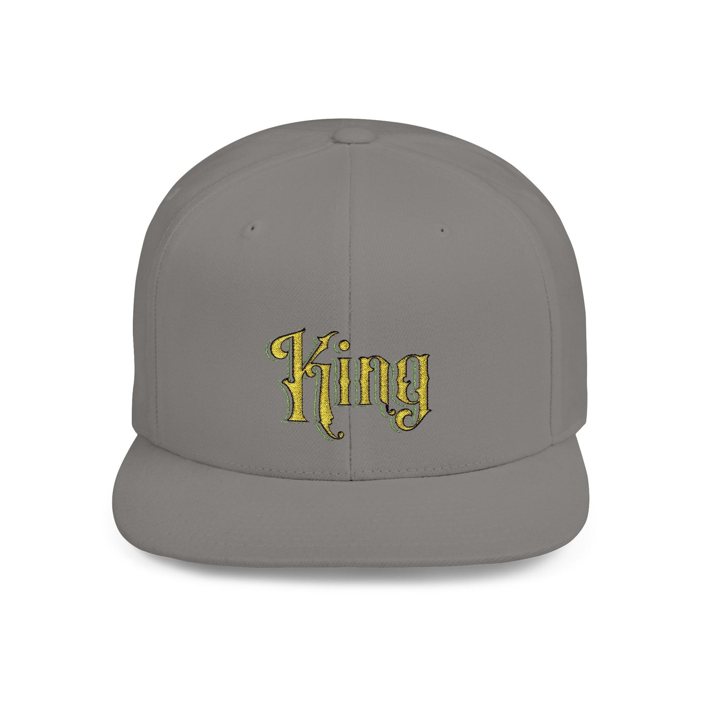 Lion's Main Apparel Royalty King Flat Bill Snapback Hat