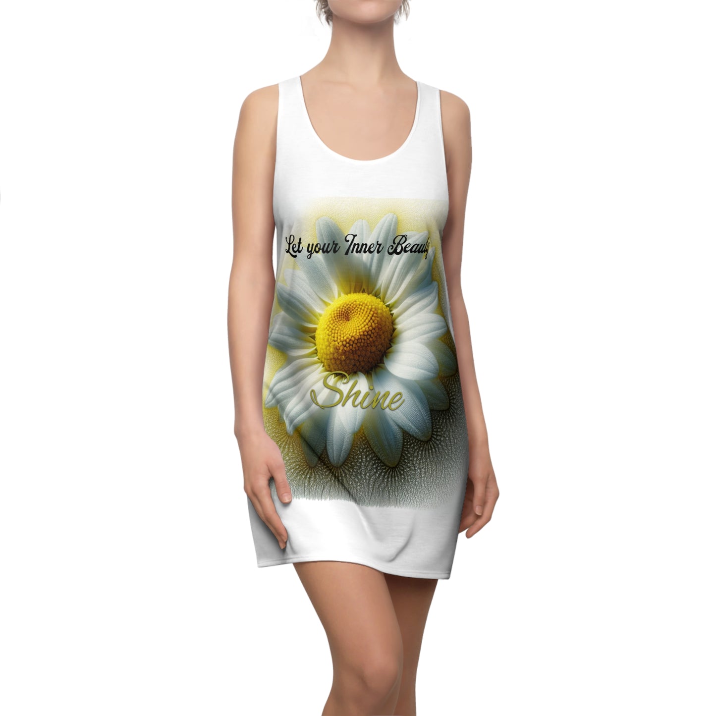 Lion's Main Apparel "Let Your Inner Beauty Shine" Floral Racerback Dress