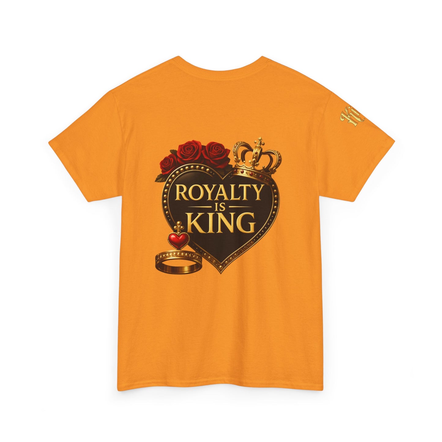 Lion's Main Apparel Royalty is King-Themed Unisex Heavy Cotton Tee