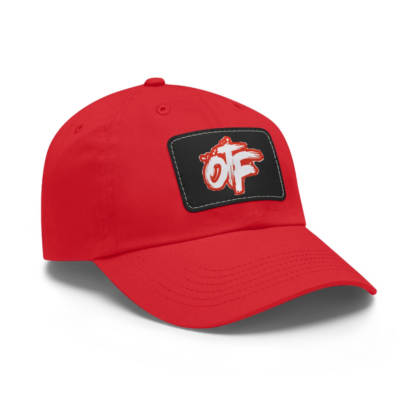 Stylish Lion's Main Apparel Dad Hat with Leather Patch