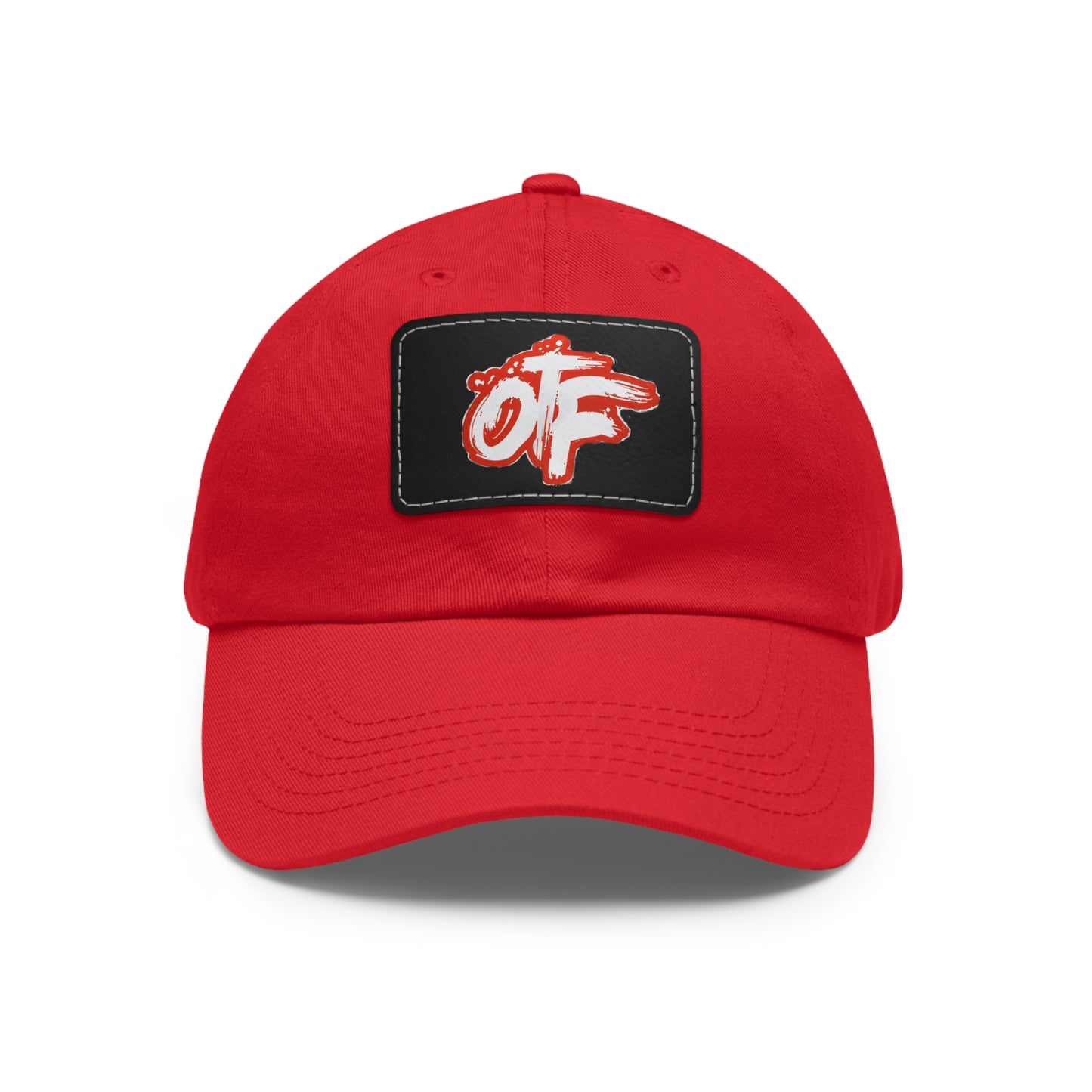 Stylish Lion's Main Apparel Dad Hat with Leather Patch