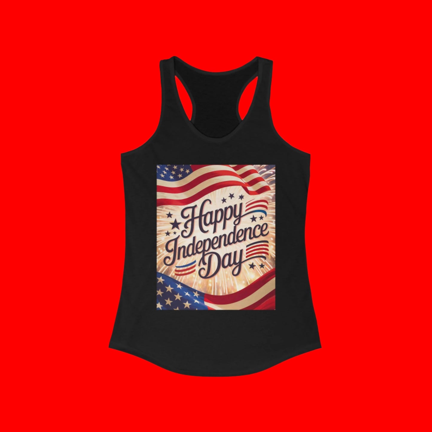 Lion's Main Apparel Independence Day Racerback Tank