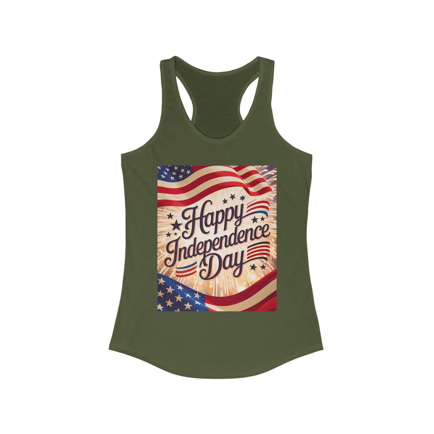 Lion's Main Apparel Independence Day Racerback Tank