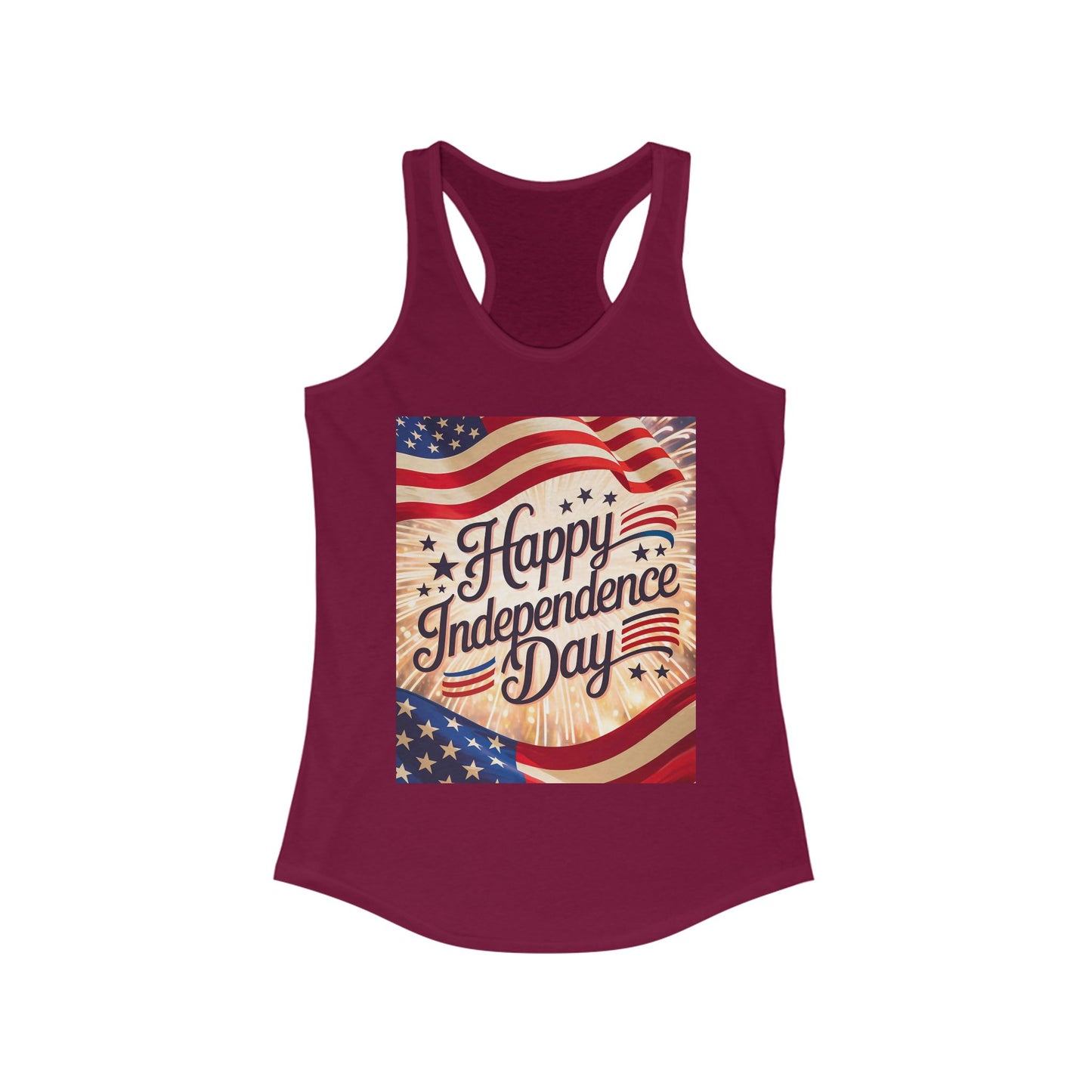 Lion's Main Apparel Independence Day Racerback Tank