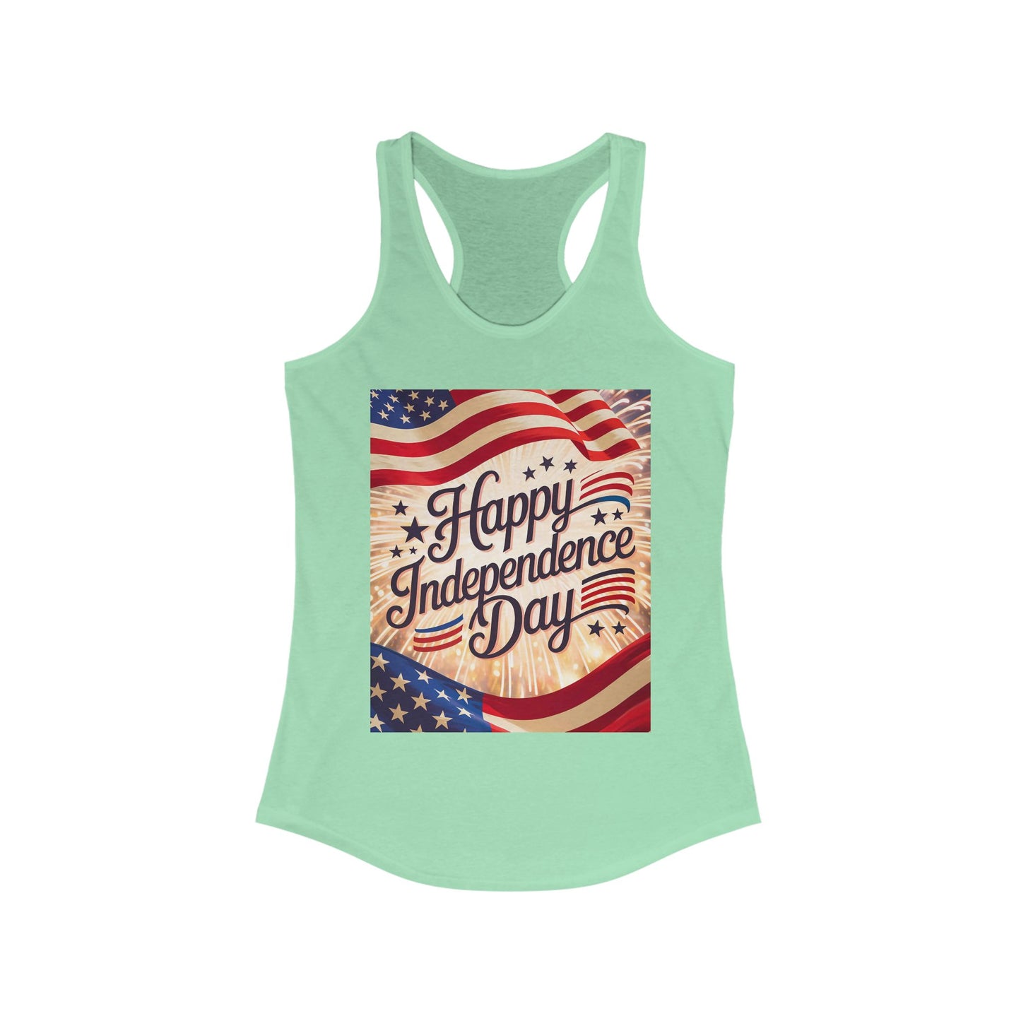 Lion's Main Apparel Independence Day Racerback Tank