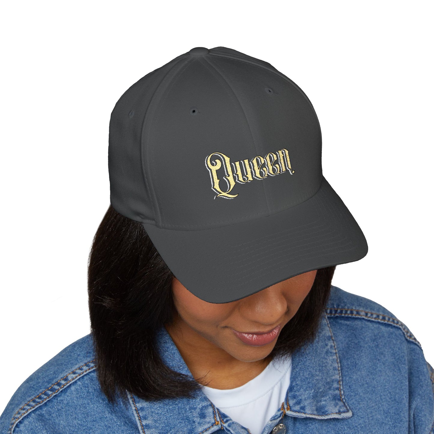 Lion's Main Apparel Royalty is Queen Embroidered Cap