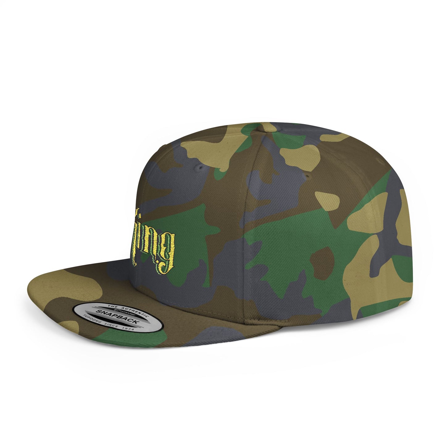 Lion's Main Apparel Royalty King Flat Bill Snapback Hat