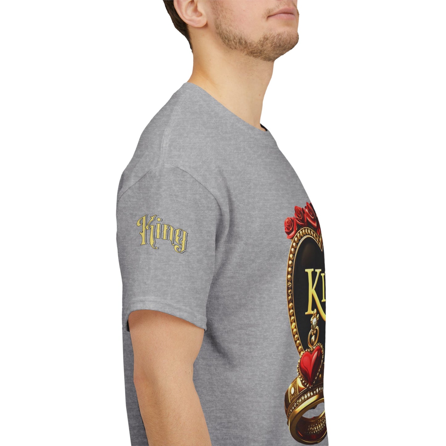 Lion's Main Apparel Royalty is King-Themed Unisex Heavy Cotton Tee