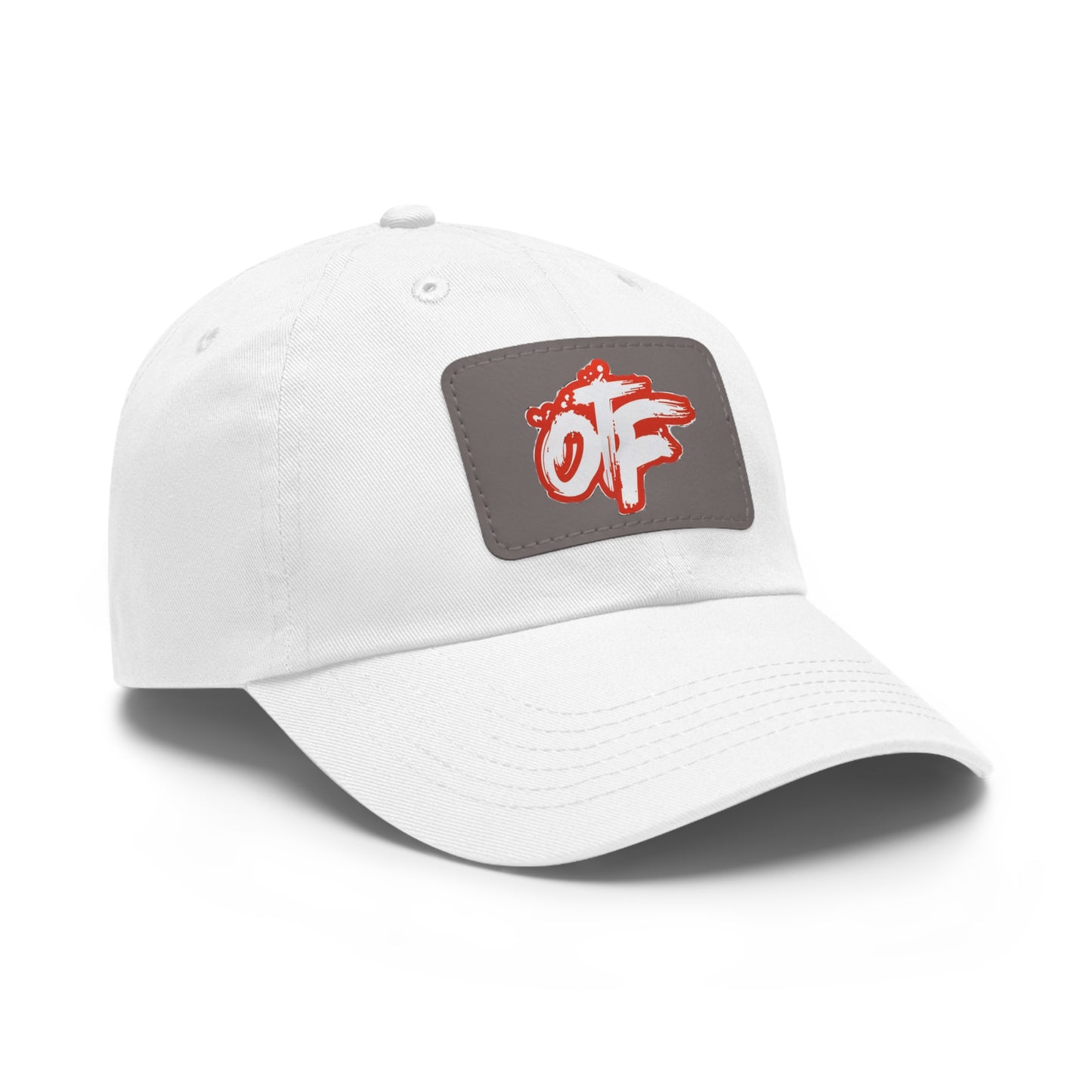 Stylish Lion's Main Apparel Dad Hat with Leather Patch