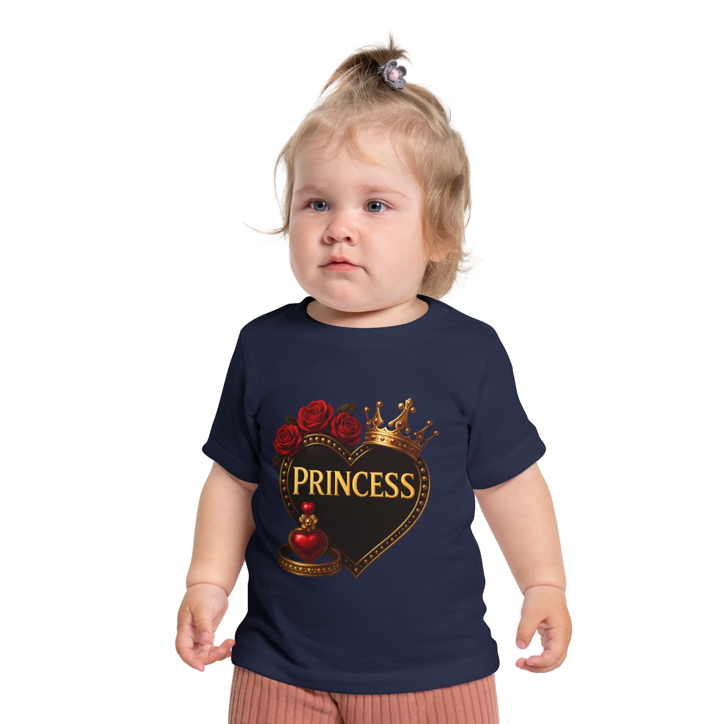 Lion's Main Apparel Royalty Princess Short Sleeve T-Shirt for Babies