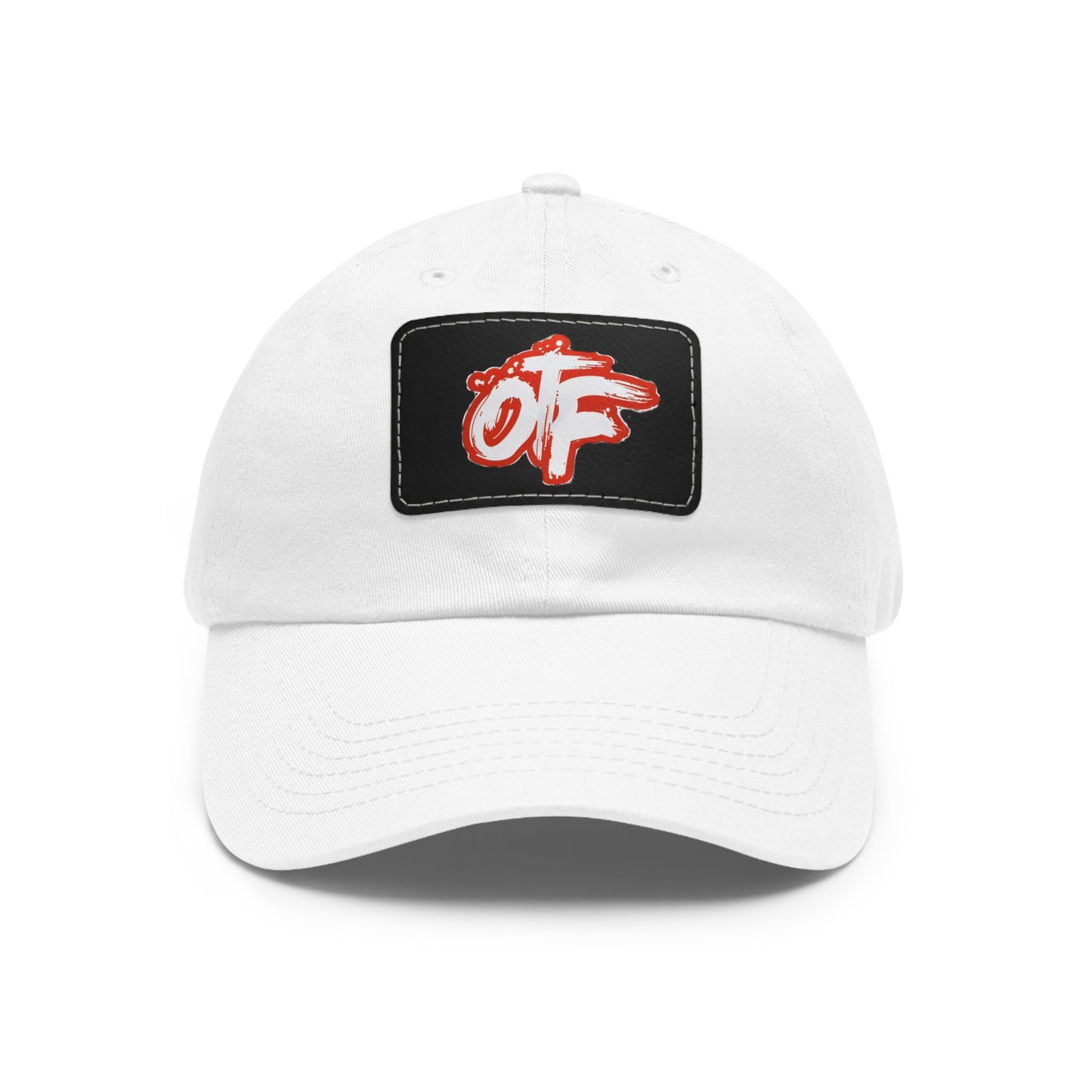 Stylish Lion's Main Apparel Dad Hat with Leather Patch