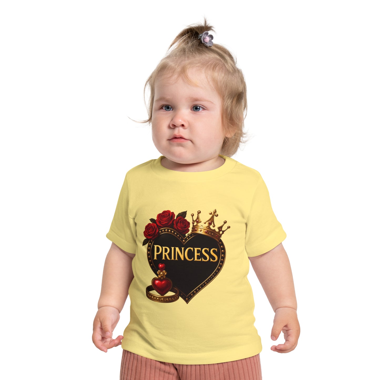 Lion's Main Apparel Royalty Princess Short Sleeve T-Shirt for Babies