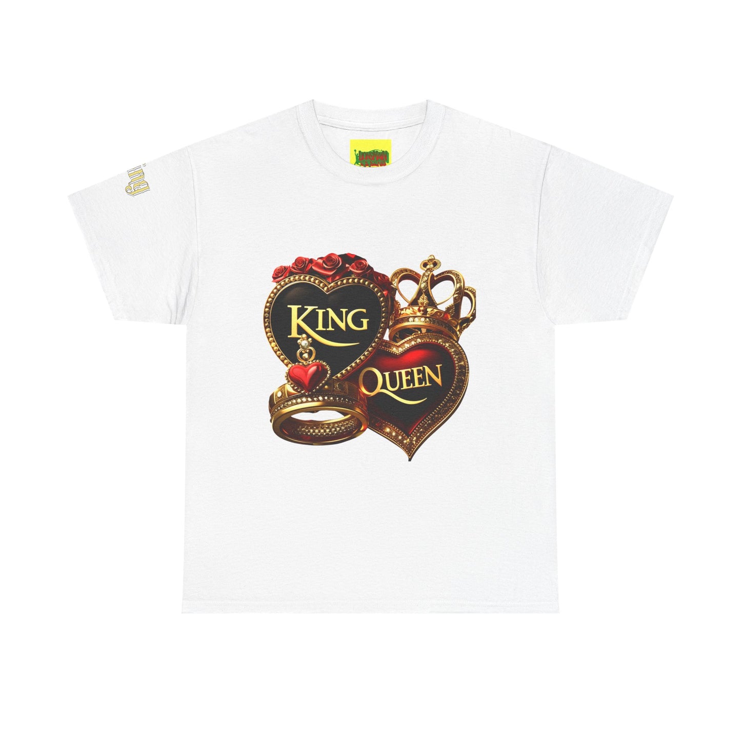 Lion's Main Apparel Royalty is King-Themed Unisex Heavy Cotton Tee