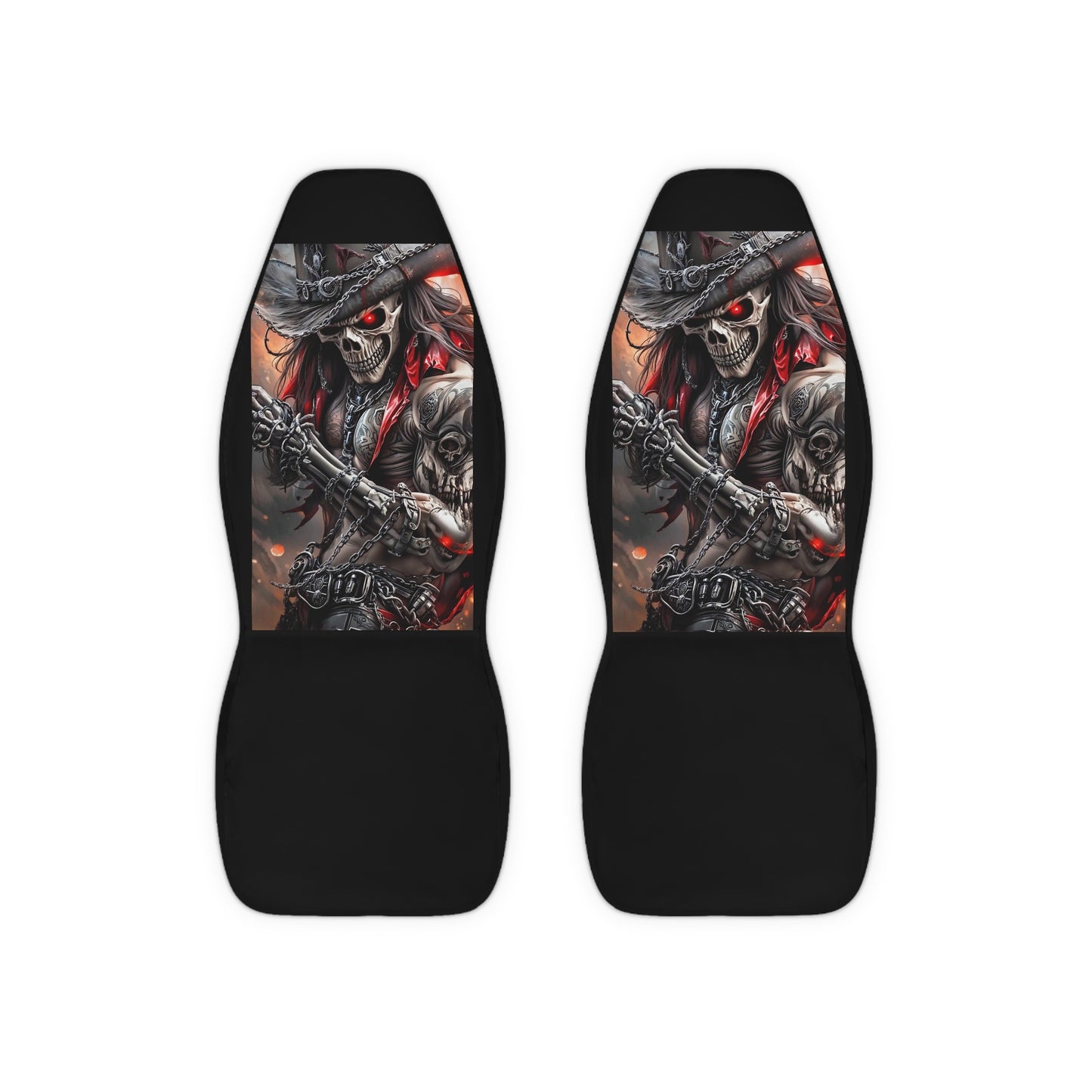 Lion's Main Apparel Skull Pirate Car Seat Covers