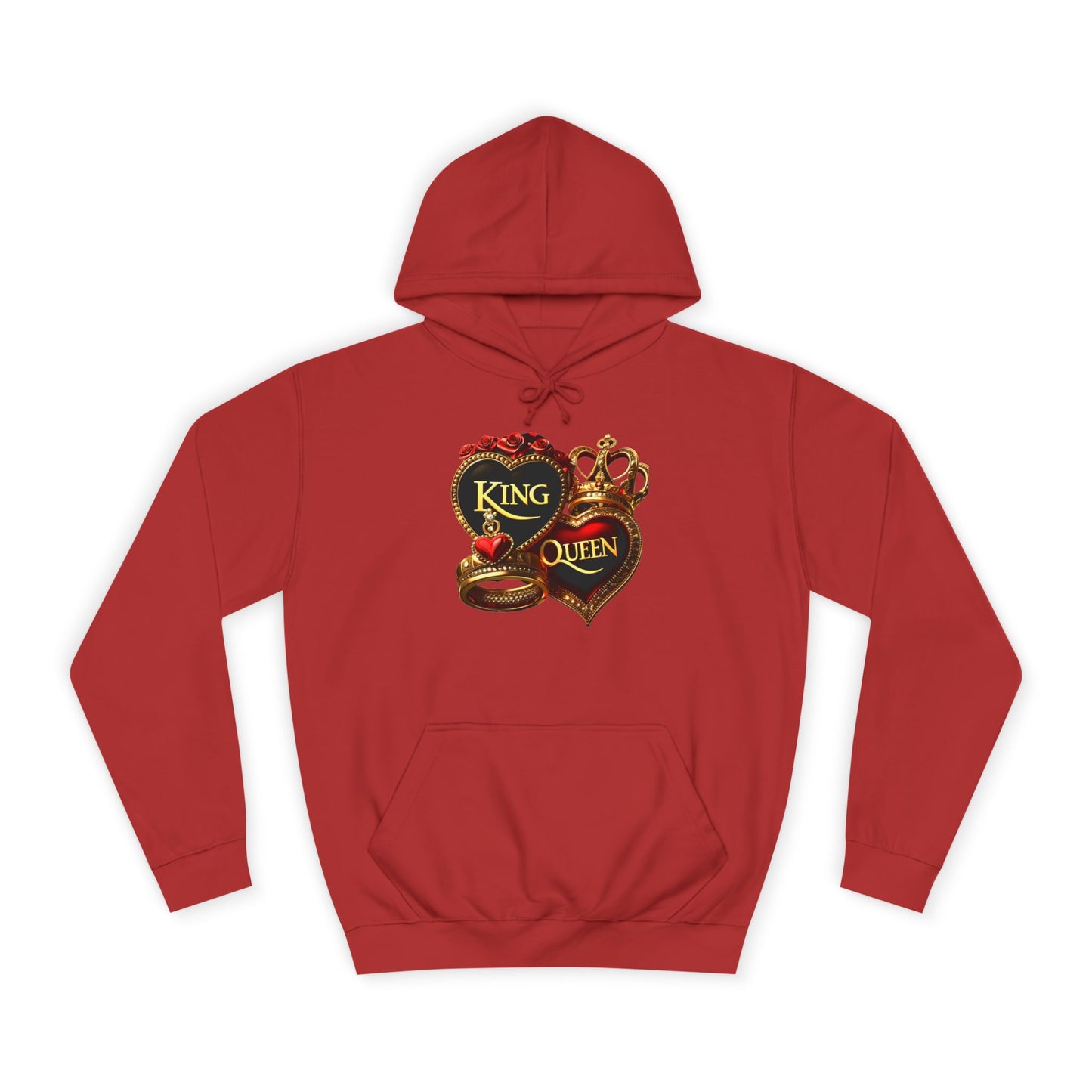 Lion's Main Apparel Royalty is King Unisex College Hoodie
