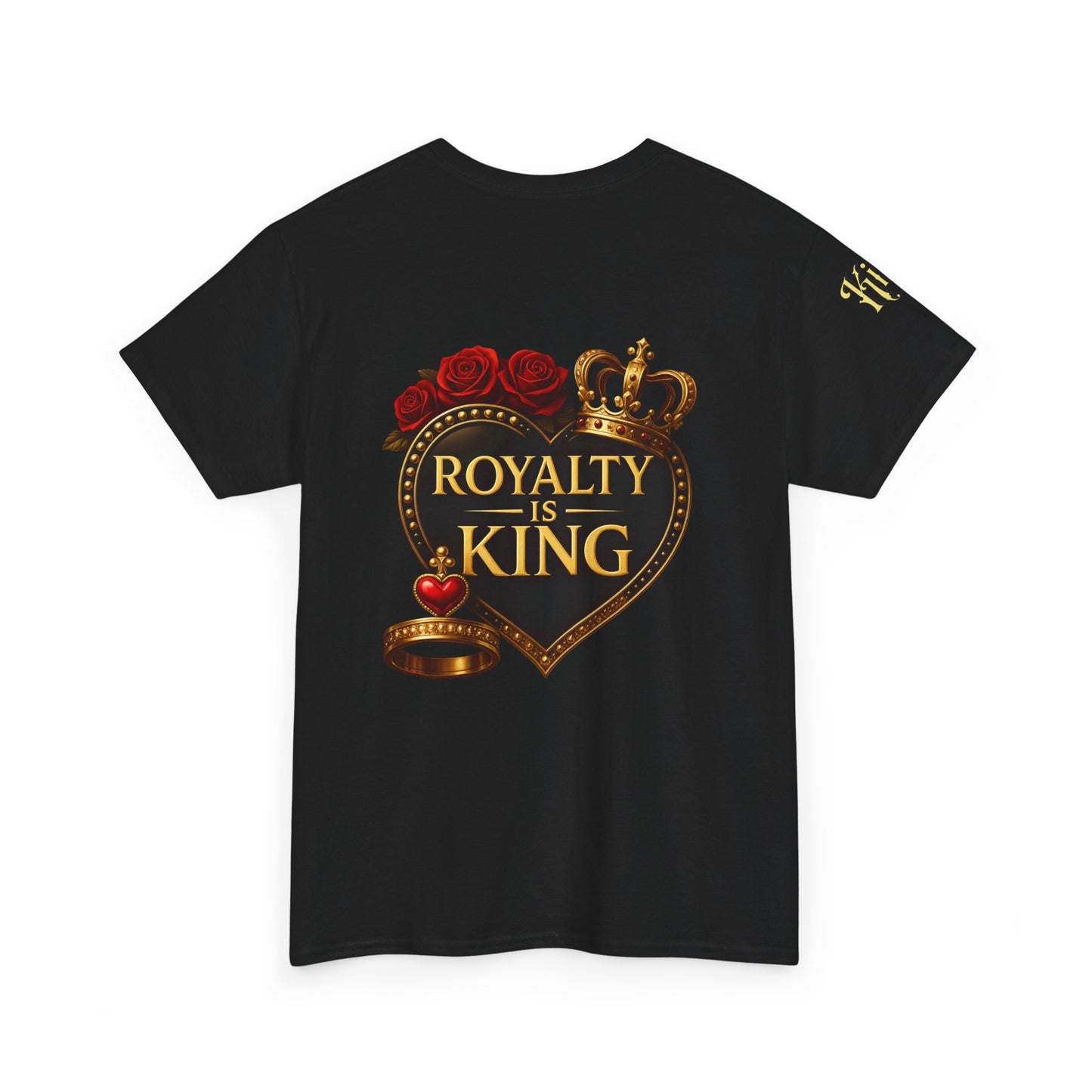 Lion's Main Apparel Royalty is King-Themed Unisex Heavy Cotton Tee