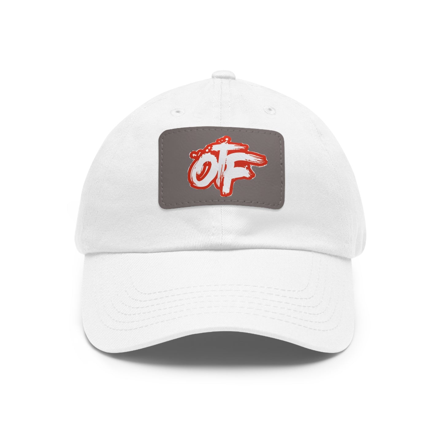 Stylish Lion's Main Apparel Dad Hat with Leather Patch