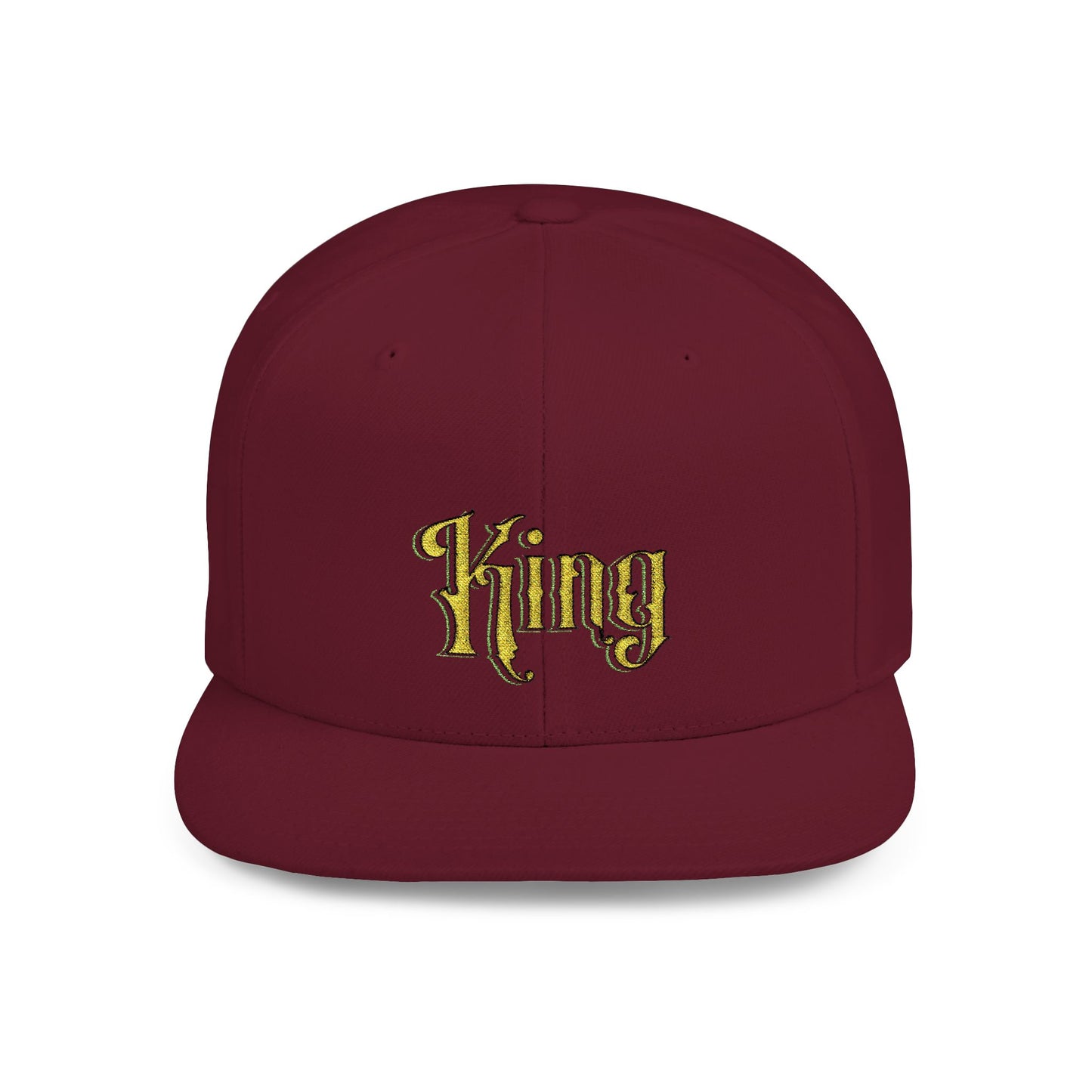 Lion's Main Apparel Royalty King Flat Bill Snapback Hat