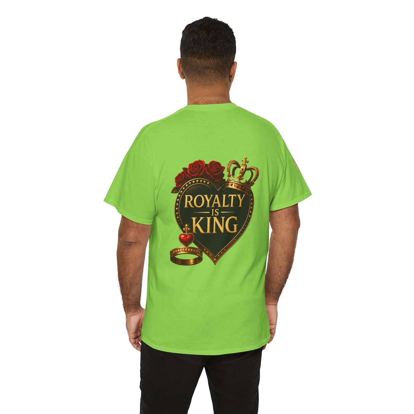 Lion's Main Apparel Royalty is King-Themed Unisex Heavy Cotton Tee