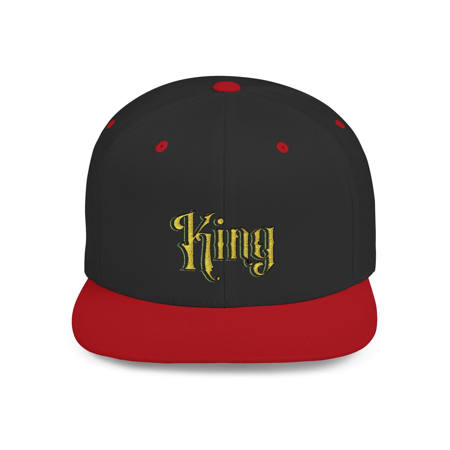 Lion's Main Apparel Royalty King Flat Bill Snapback Hat