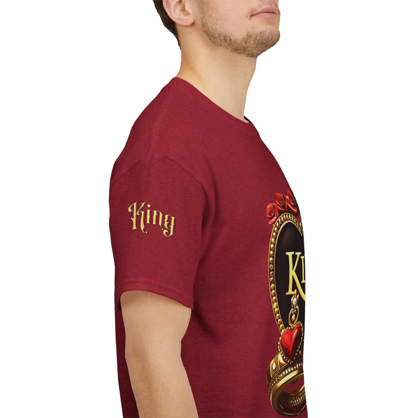 Lion's Main Apparel Royalty is King-Themed Unisex Heavy Cotton Tee
