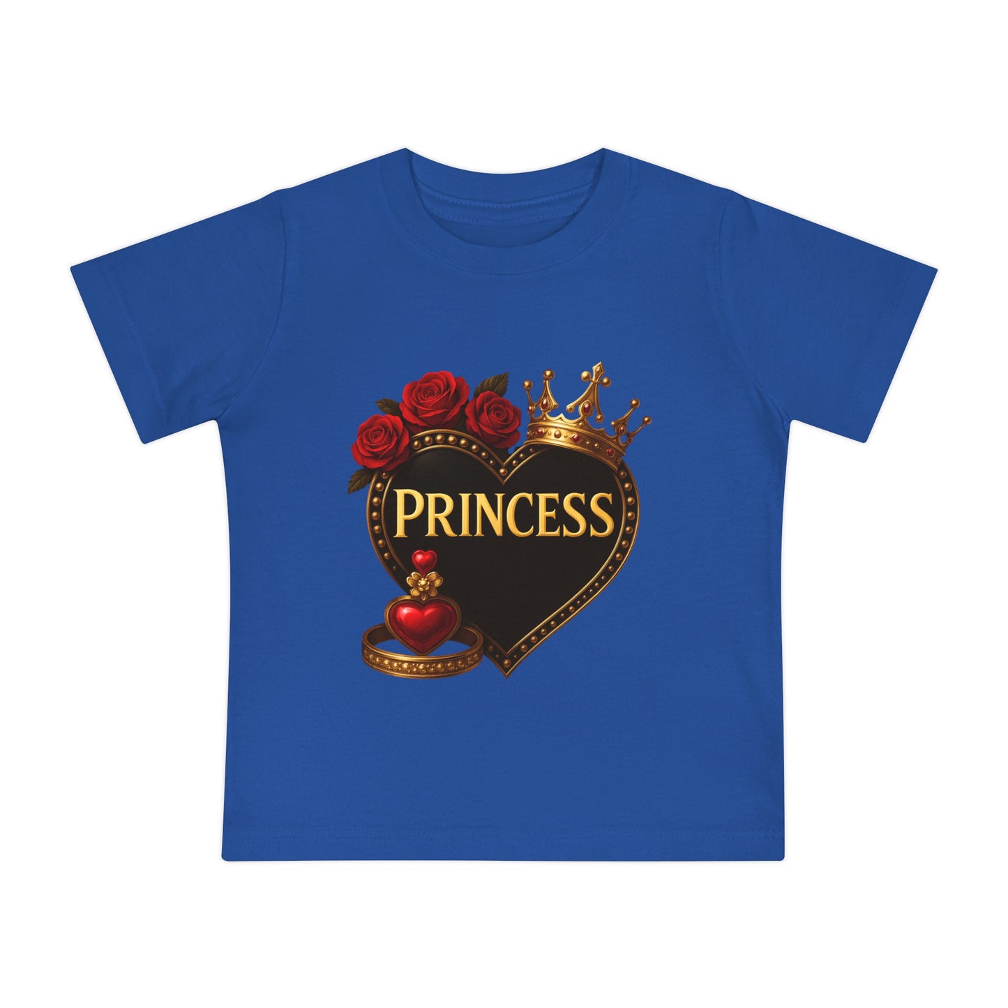 Lion's Main Apparel Royalty Princess Short Sleeve T-Shirt for Babies