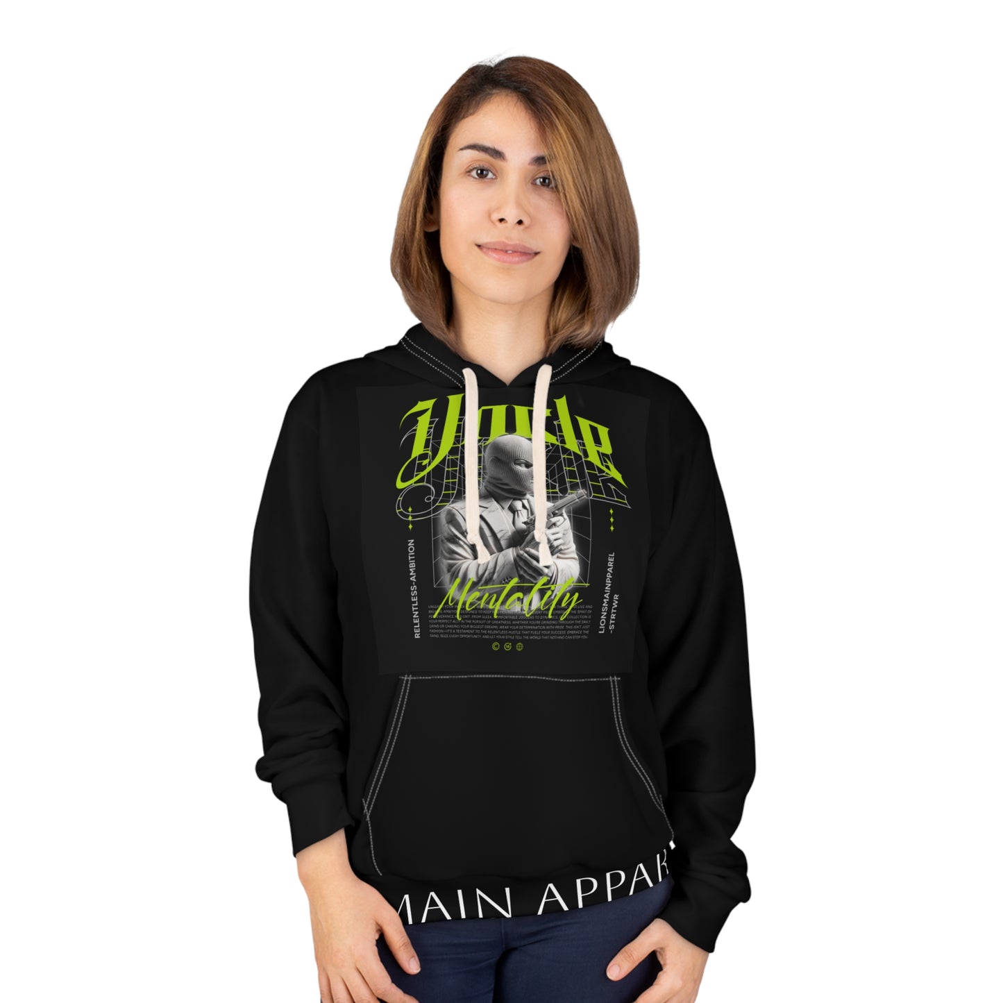 Lion's Main Apparel Unisex Pullover Hoodie, Uncle Mentality, Show Your Protective Nature!