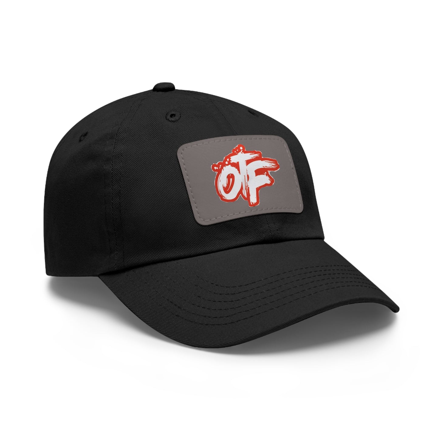 Stylish Lion's Main Apparel Dad Hat with Leather Patch
