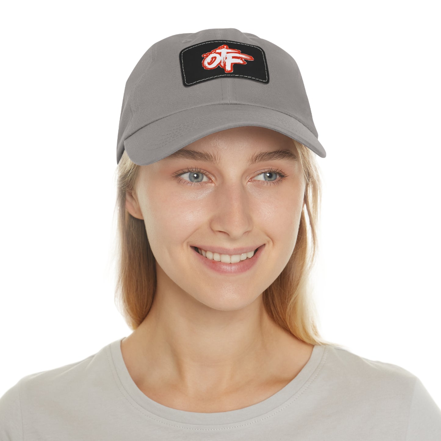 Stylish Lion's Main Apparel Dad Hat with Leather Patch