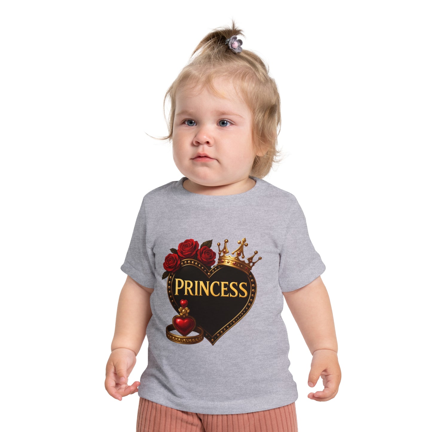 Lion's Main Apparel Royalty Princess Short Sleeve T-Shirt for Babies