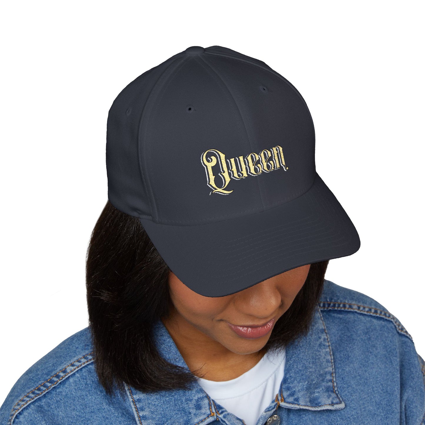 Lion's Main Apparel Royalty is Queen Embroidered Cap