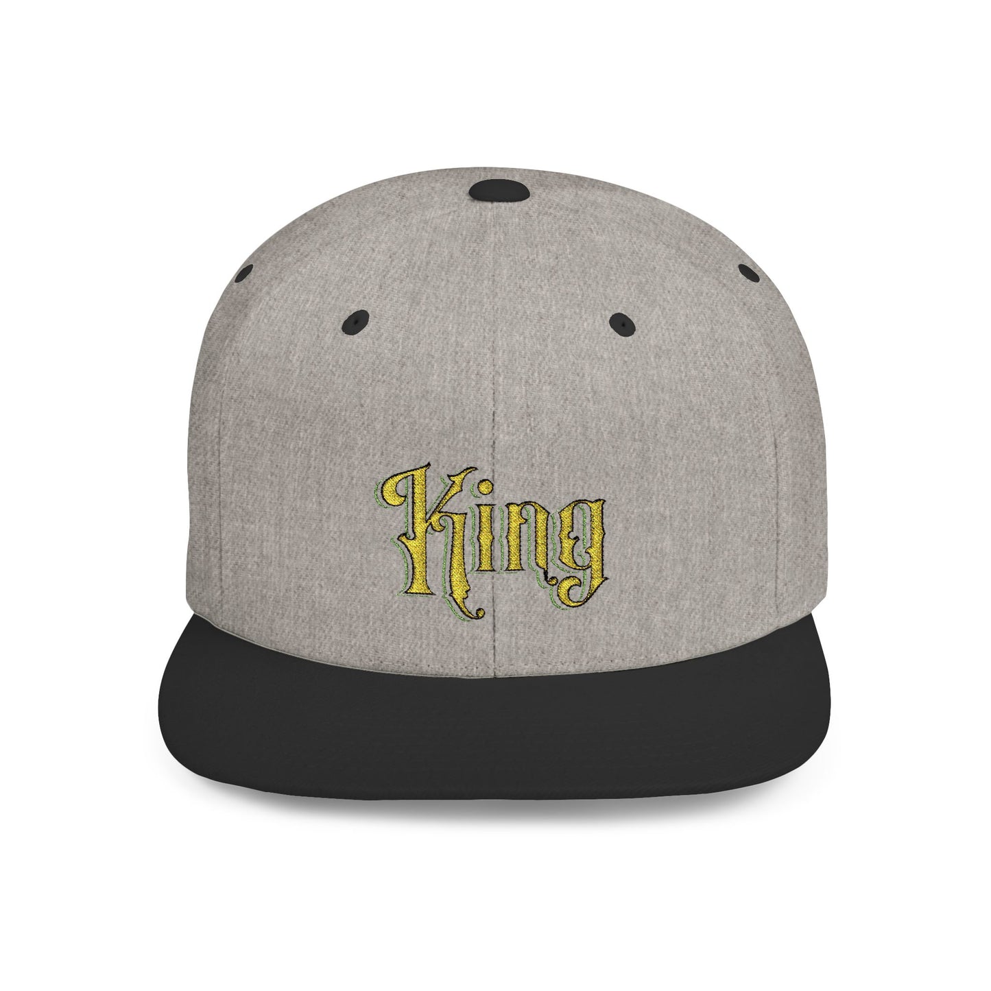 Lion's Main Apparel Royalty King Flat Bill Snapback Hat