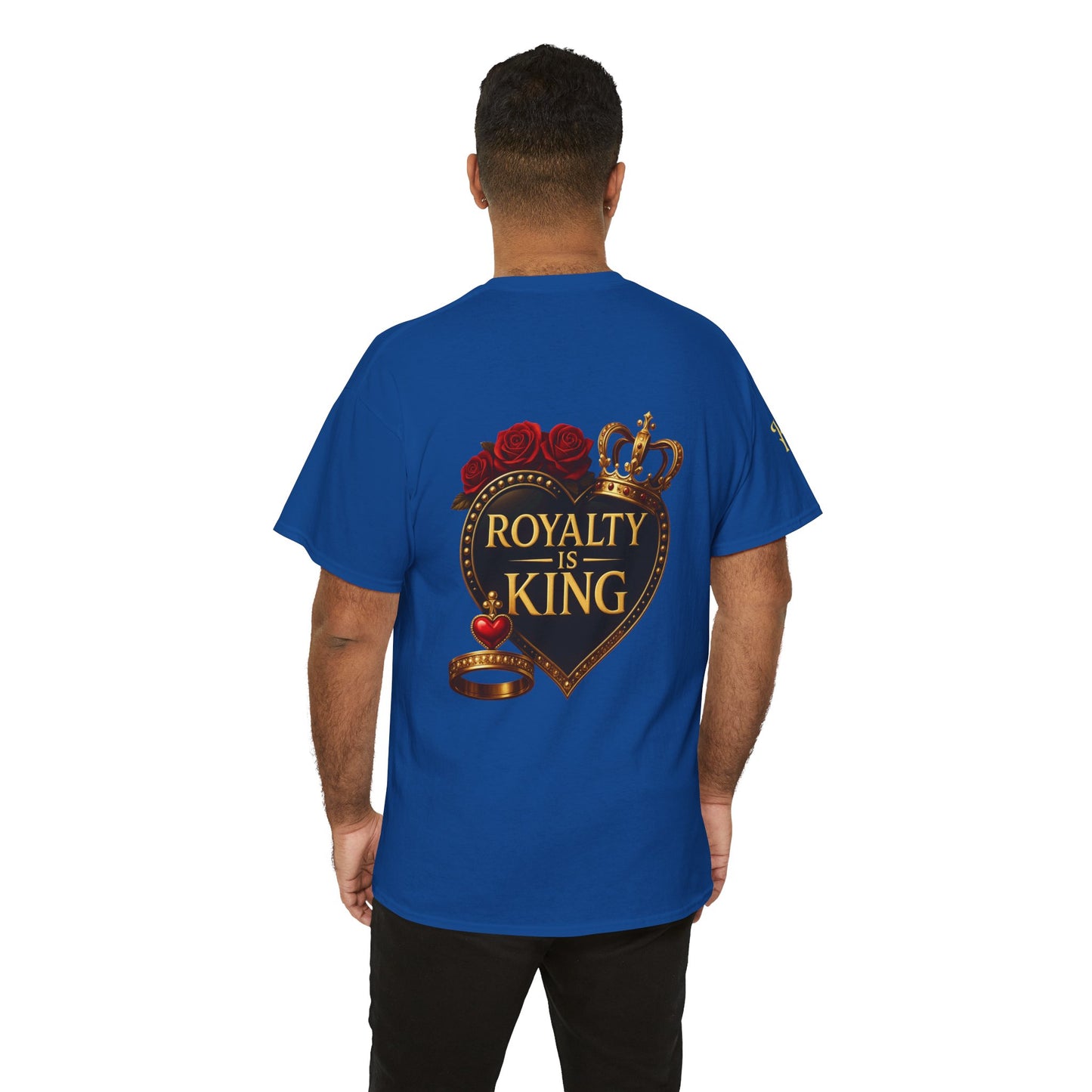 Lion's Main Apparel Royalty is King-Themed Unisex Heavy Cotton Tee