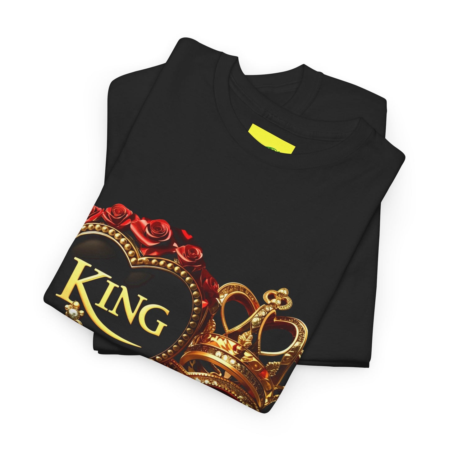 Lion's Main Apparel Royalty is King-Themed Unisex Heavy Cotton Tee