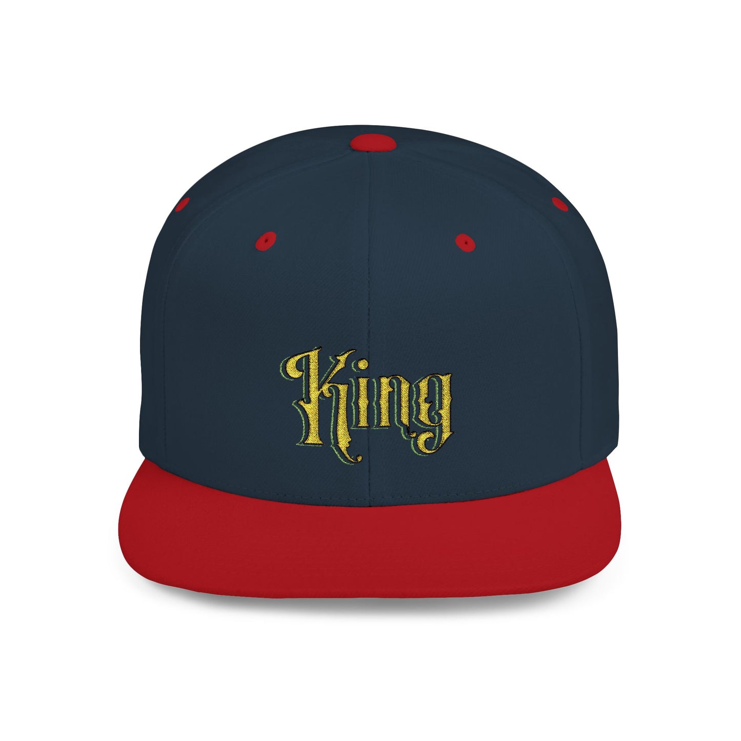 Lion's Main Apparel Royalty King Flat Bill Snapback Hat