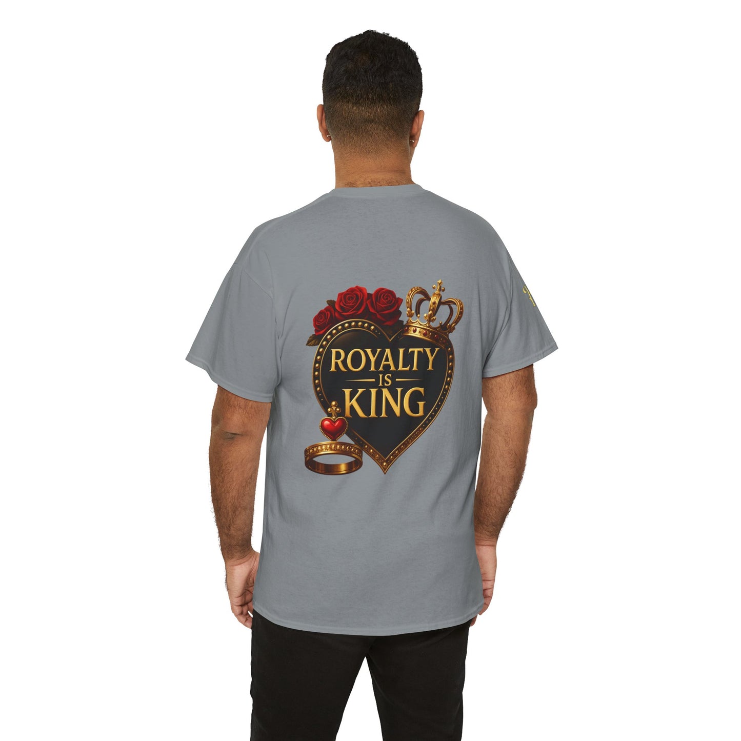 Lion's Main Apparel Royalty is King-Themed Unisex Heavy Cotton Tee