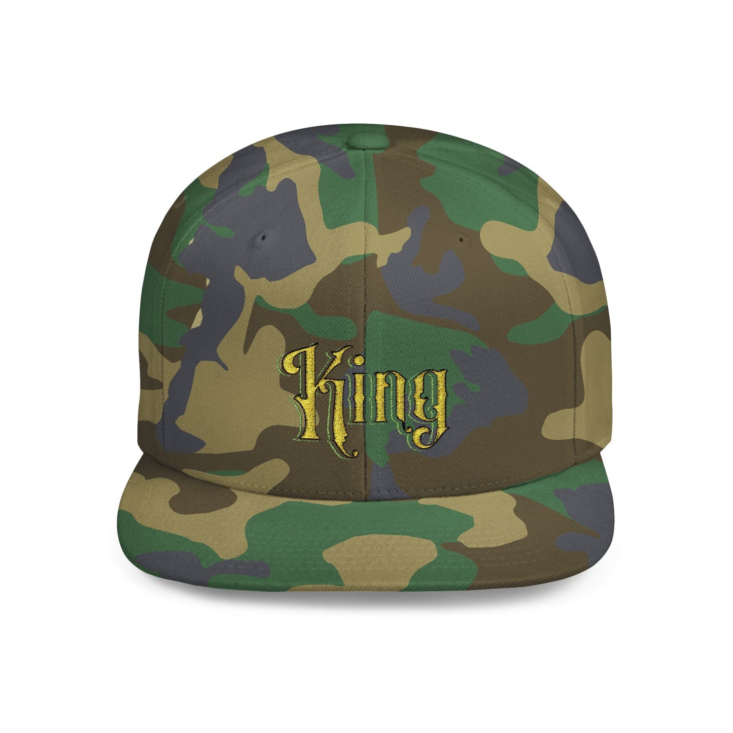 Lion's Main Apparel Royalty King Flat Bill Snapback Hat