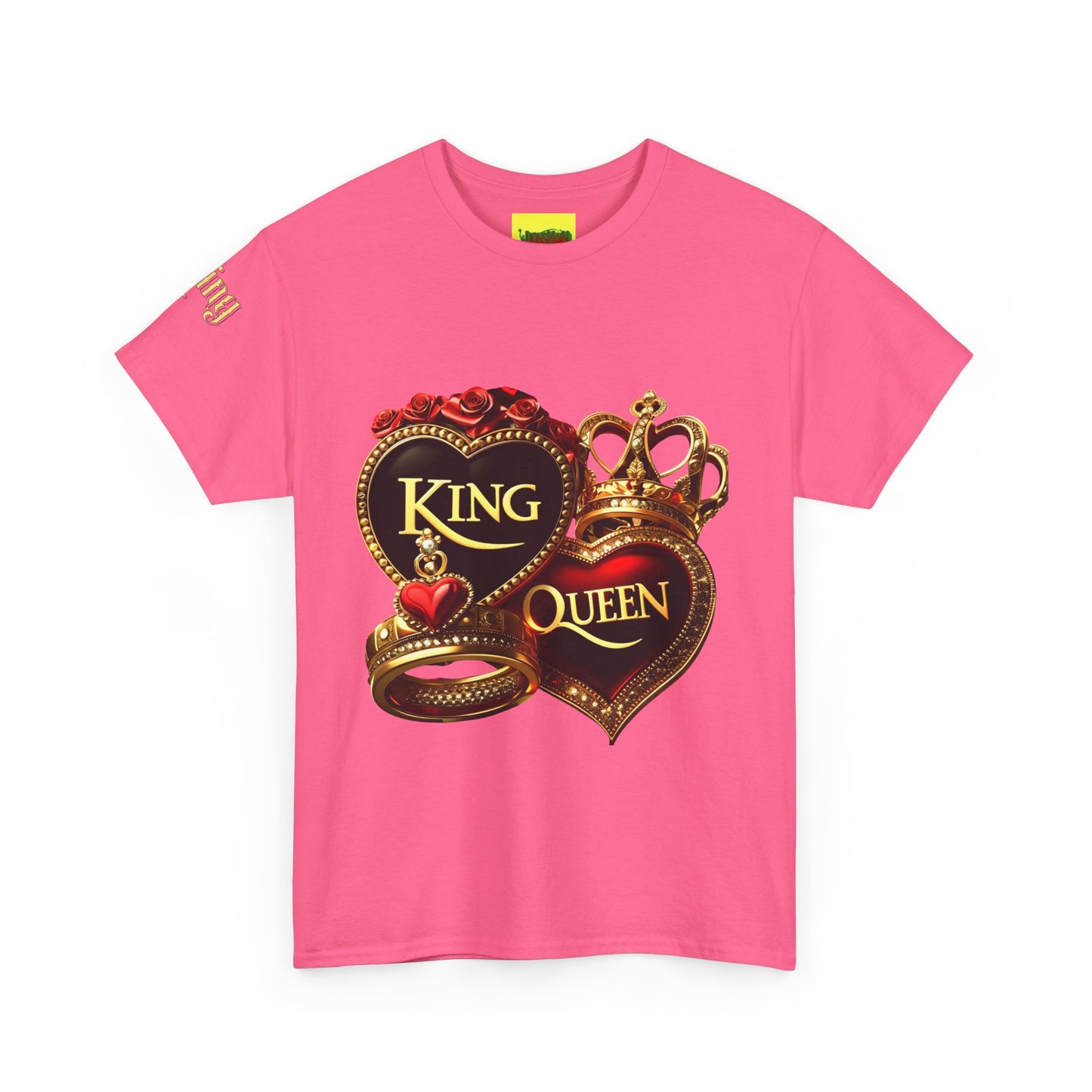 Lion's Main Apparel Royalty is King-Themed Unisex Heavy Cotton Tee