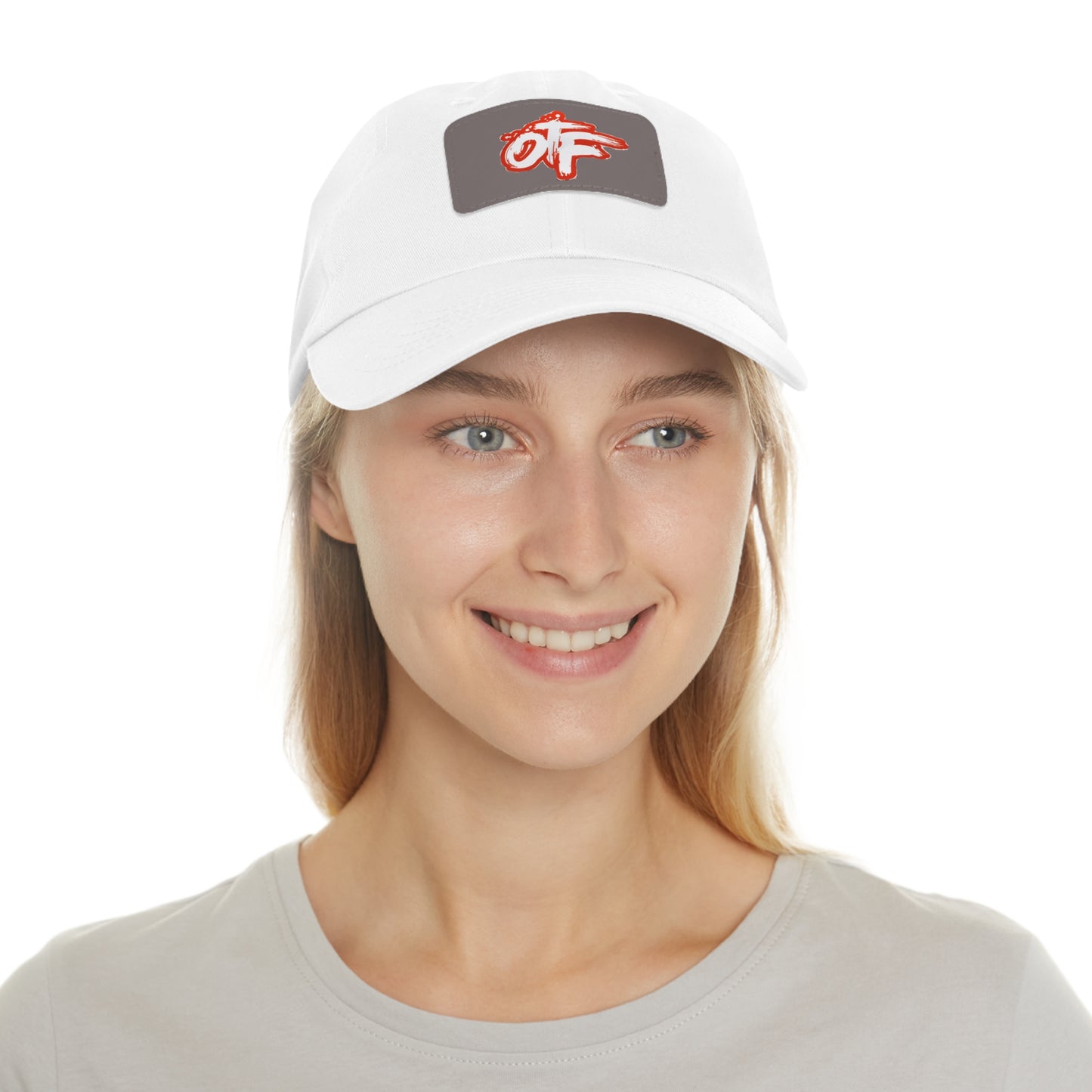Stylish Lion's Main Apparel Dad Hat with Leather Patch