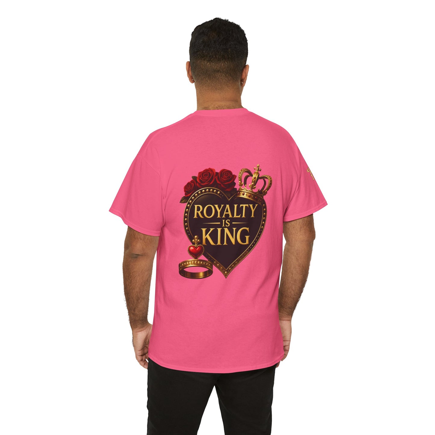 Lion's Main Apparel Royalty is King-Themed Unisex Heavy Cotton Tee