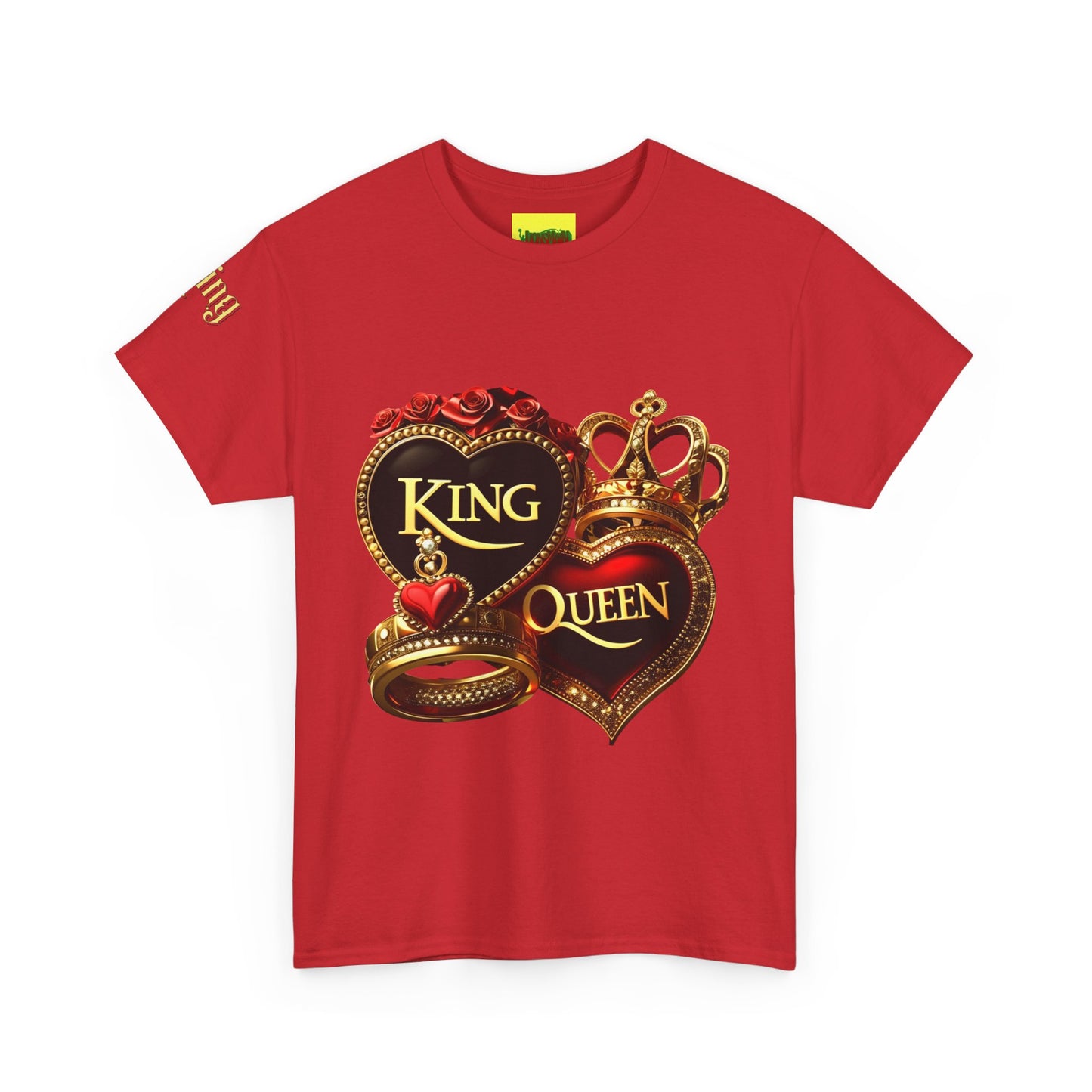 Lion's Main Apparel Royalty is King-Themed Unisex Heavy Cotton Tee