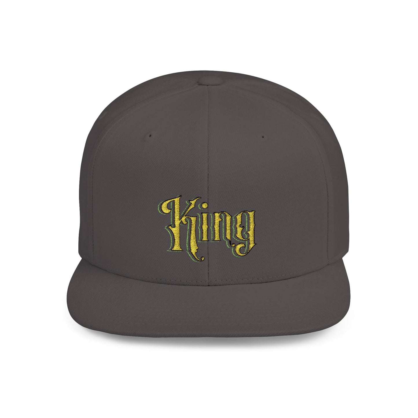 Lion's Main Apparel Royalty King Flat Bill Snapback Hat