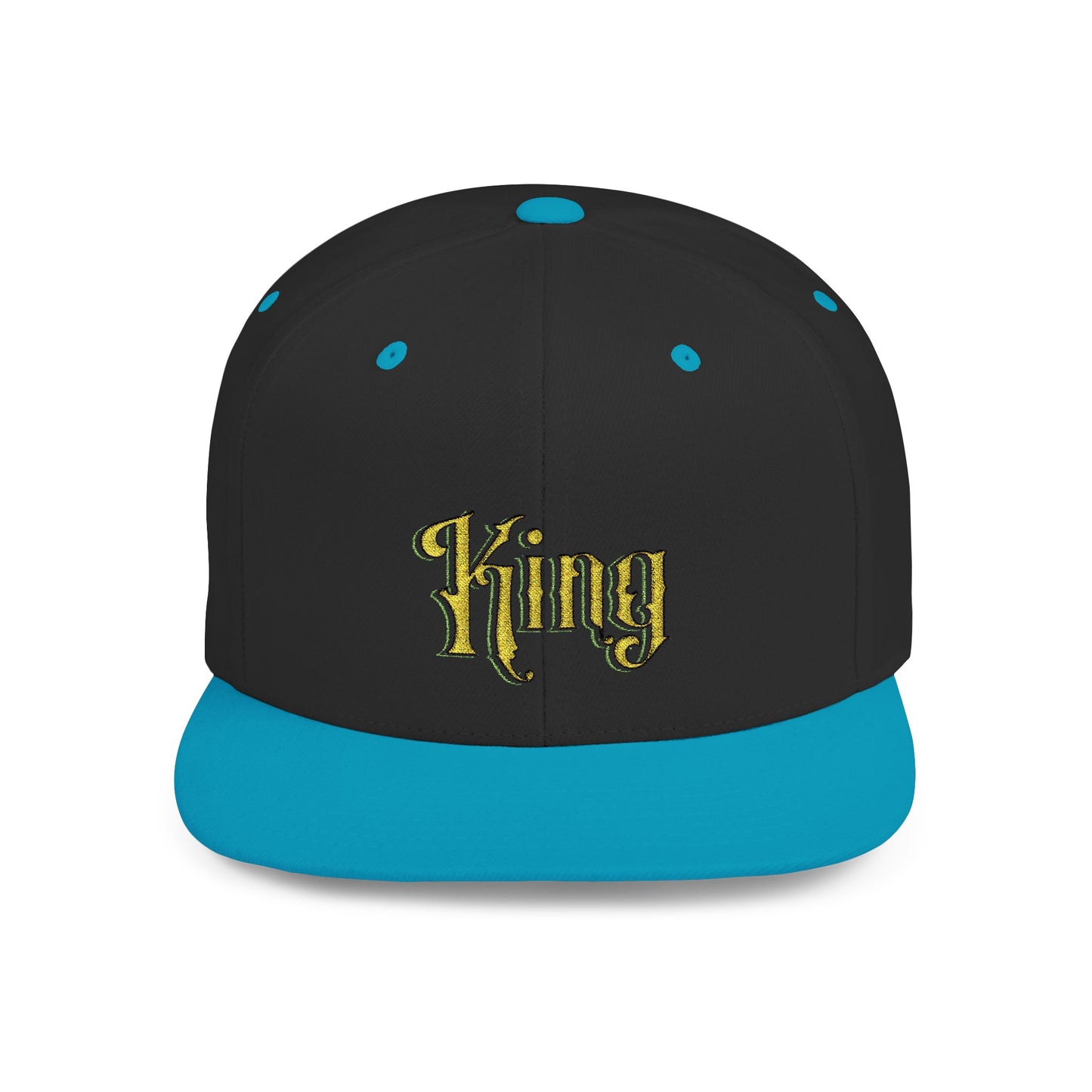 Lion's Main Apparel Royalty King Flat Bill Snapback Hat